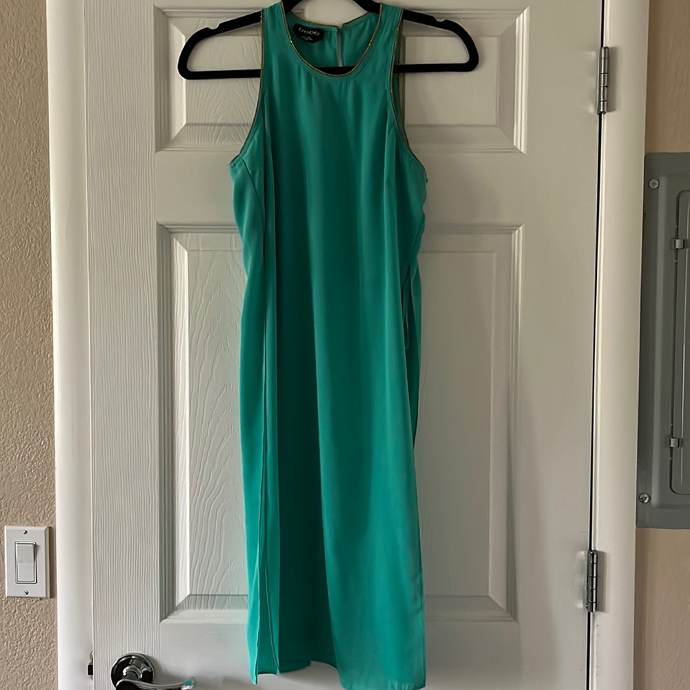 Bebe Slit Open Back Top